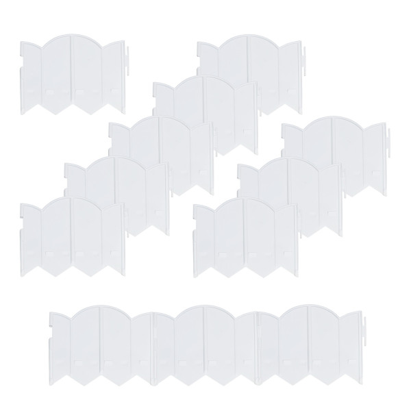 Beetumrandung Nessa Solar, Cloud, 12teilig, weiß