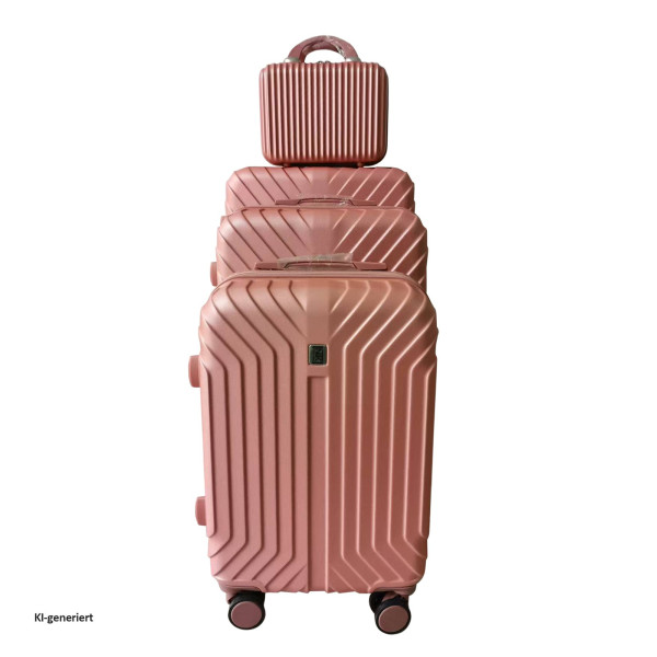Kofferset Mabell 4-teilig Rose Gold
