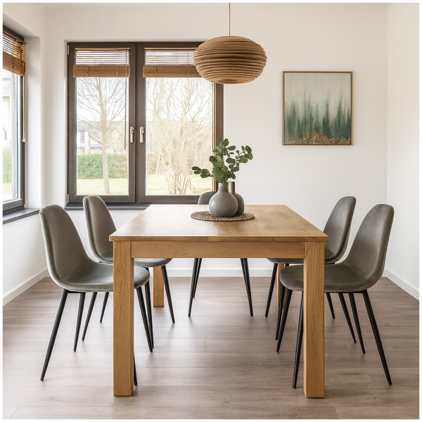 Stuhl Savannah Velvet Grau