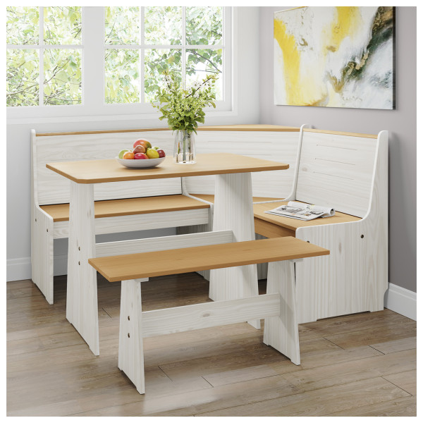 HTI-Living Marija Weiß Sitzgruppe 3-teilig