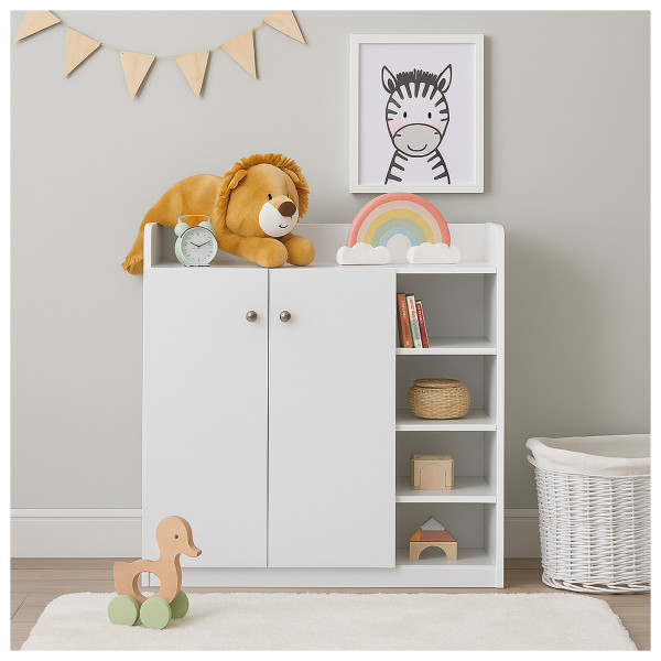 HTI-Living mit 8 Regalfächern Weiß Sideboard