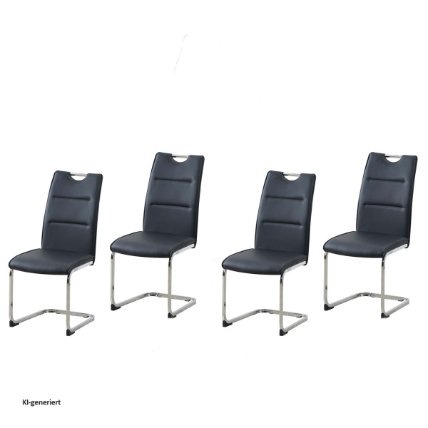 Schwingstuhl DannyC PU Schwarz