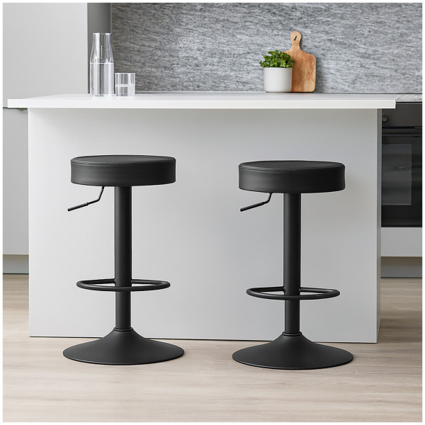 HTI-Living höhenverstellbar und komfortabel Moderner Barhocker im 2er Set