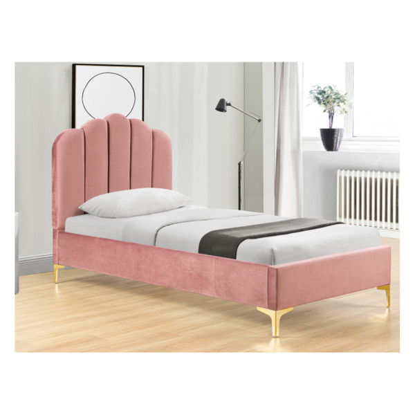 Bett Yoris 90 Pink Polyester