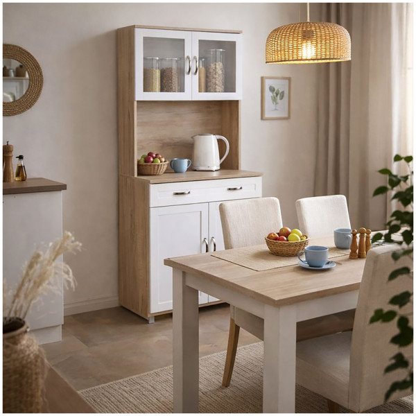 Küchenbuffet Blanca Sonoma Weiß