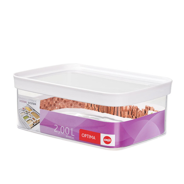 Trockenvorratsdose rechteckig Optima 2,0 Liter
