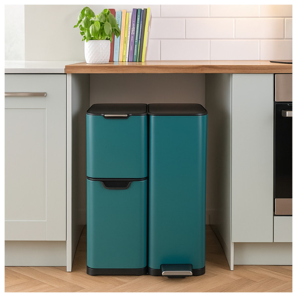 Mülltrennsystem Jannik 60L Türkis