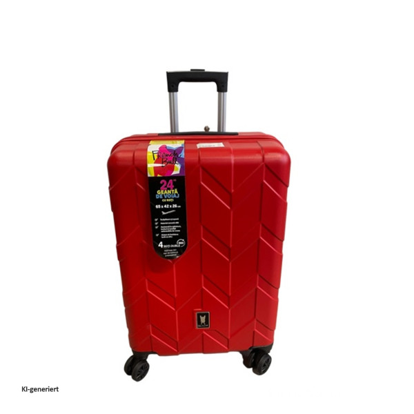 1-tlg. ABS Koffer XL ROT