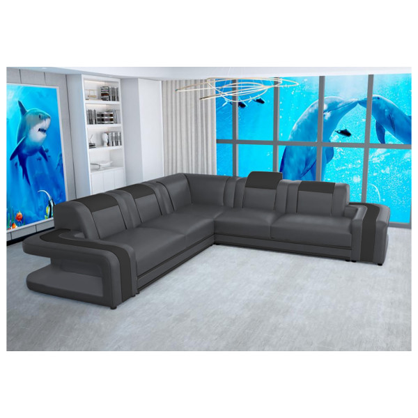 HTI-Living Cerik Schwarz Ecksofa