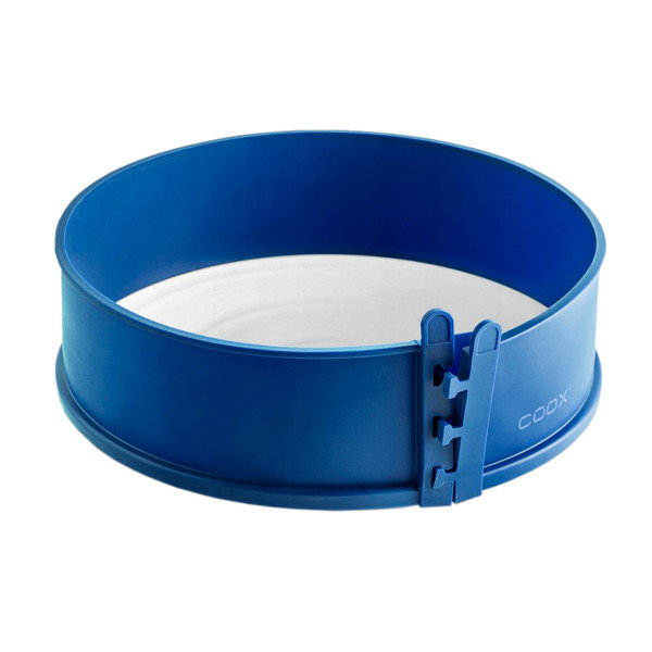 Coox Ø 18 cm Silikon Blau Springform mit Porzellanboden