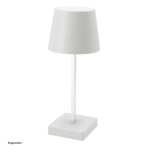 LED, Tischleuchte, USB, weiß, ca. 26cm