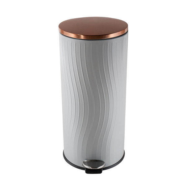 Treteimer Jannik 30L Grau/Kupfer