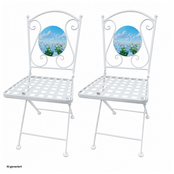 Gartenstuhl Celia Blumenwiese 2er Set
