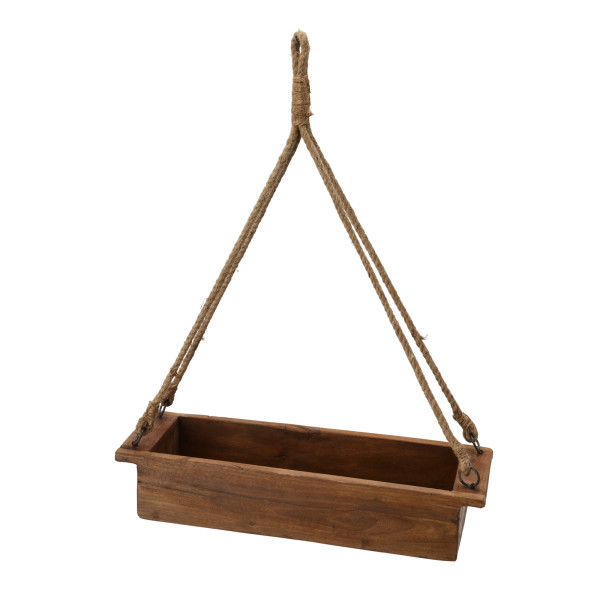 Holzkiste, Ziegelform, Altholz Look, zum Hängen