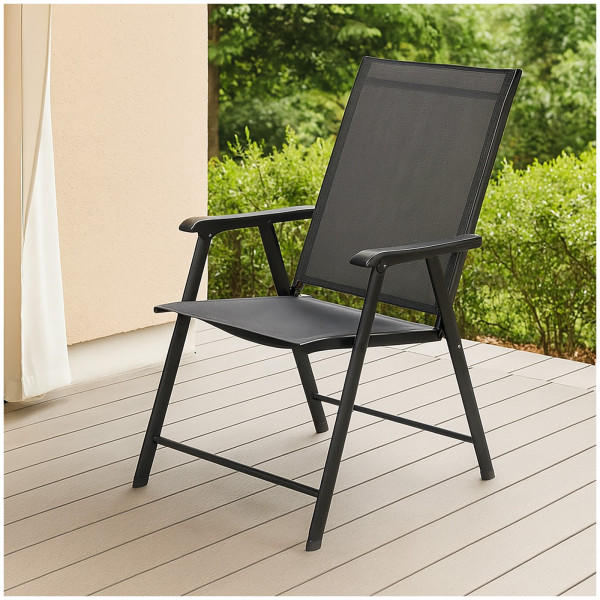 HTI-Living mit 5-fach verstellbarer Rückenlehne Moderner Gartenstuhl