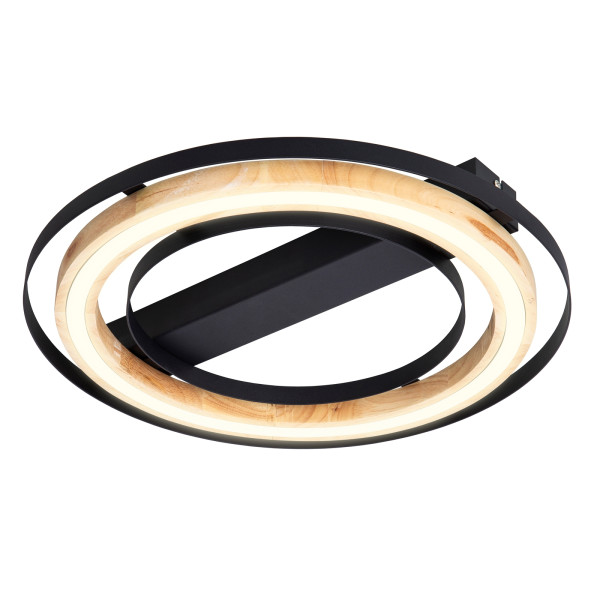 NOWA Deckenleuchte RILAS schwarz/Metall matt in