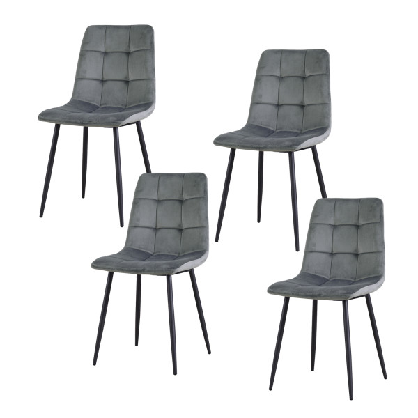 Stuhl Mesa Velvet 4er Set