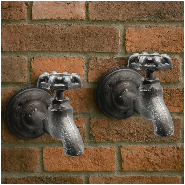 HTI-Living Steampunk Kleiderhaken 2er Set