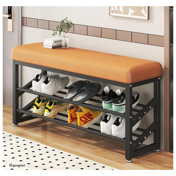 Schuhbank Pius orange