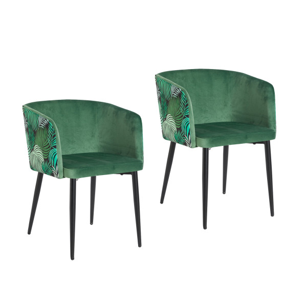 Stuhl Destin Leaf Grün 2er-Set