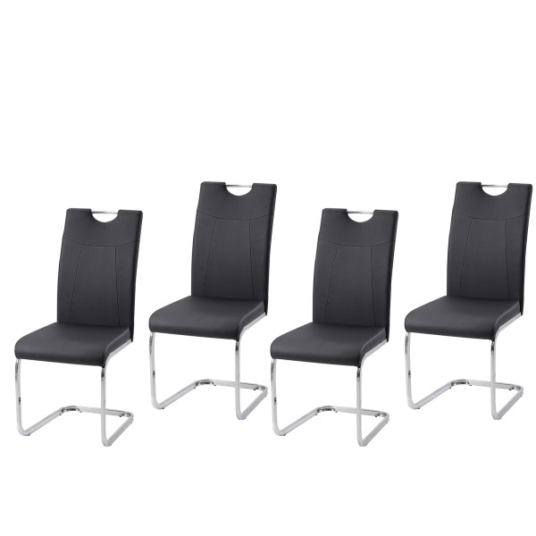 Schwingstuhl KellyC PU Schwarz