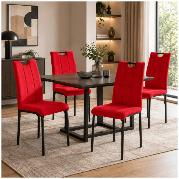 Stuhl Denton Velvet rot