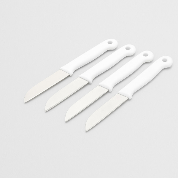 Schälmesserset 5 tlg. weiß