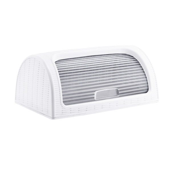 Brotkasten,plastik weiss Große 42x27x18mm