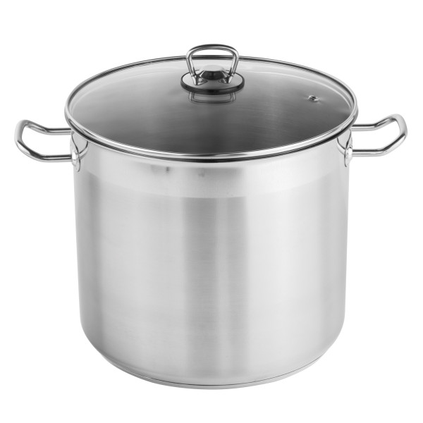 Universaltopf mit Glasdeckel 15ltr