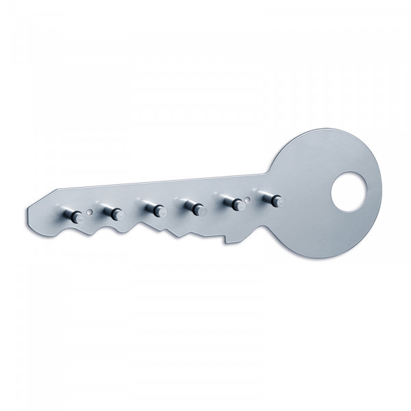 ZELLER Present Metall Silber Schlüsselboard | Schlüsselkästen | Flur- &  Diele | Möbel | Neuetischkultur
