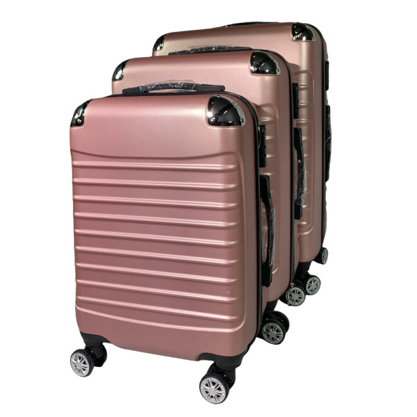 HTI-Living stilvoll, robust und praktisch 3-teiliges Hartschalen-Kofferset Wave