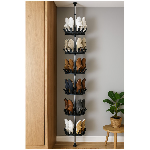 HTI-Living Sizilia Teleskop Schuhregal für 40 Paar Schuhe