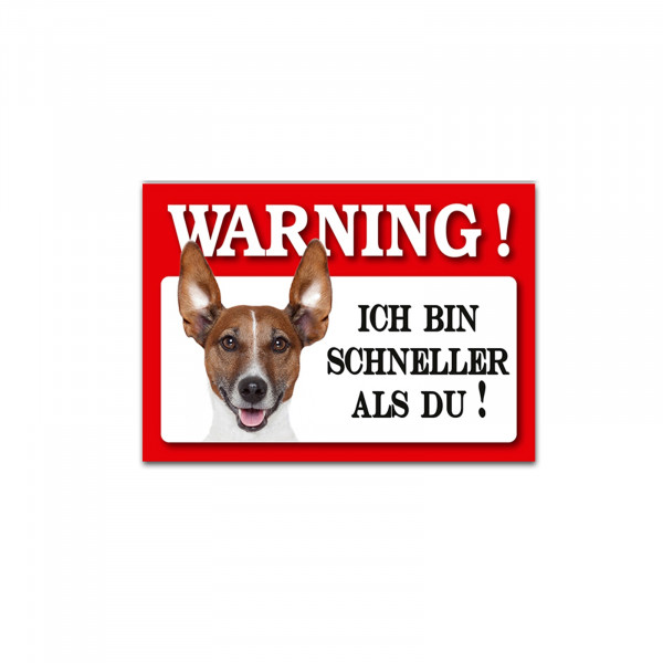 HTI-Line Jack Russell Terrier Blechschild Wachhund
