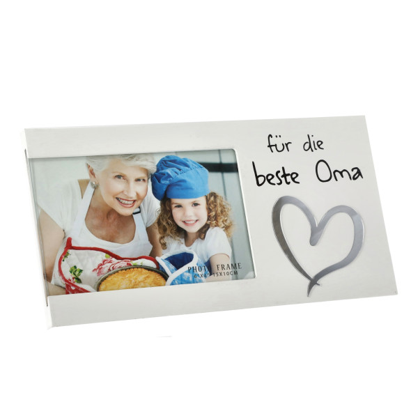 Bilderrahmen "Für die Beste Oma", ca. 25x13cm
