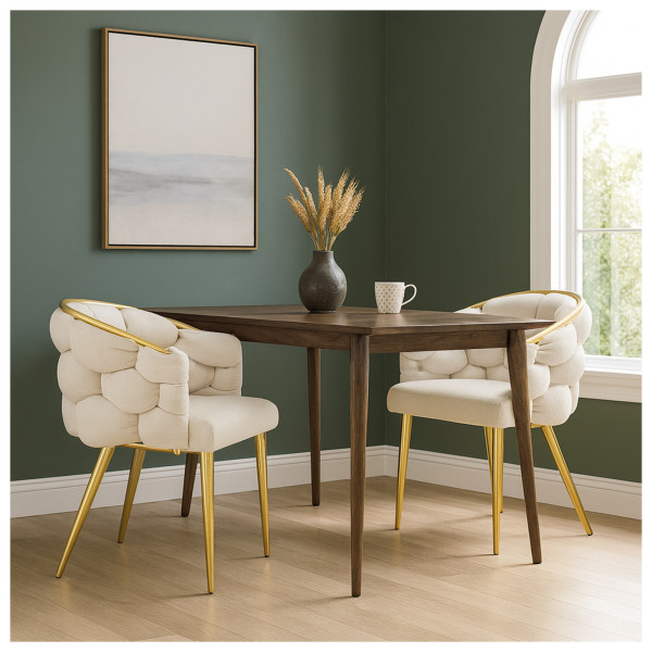 Stuhl Alsen Gold Beige