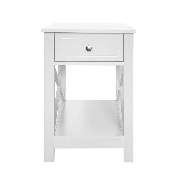 Nachttisch Hayet Weiß