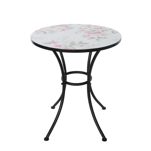 Gartentisch Celia "Rosen" Metall