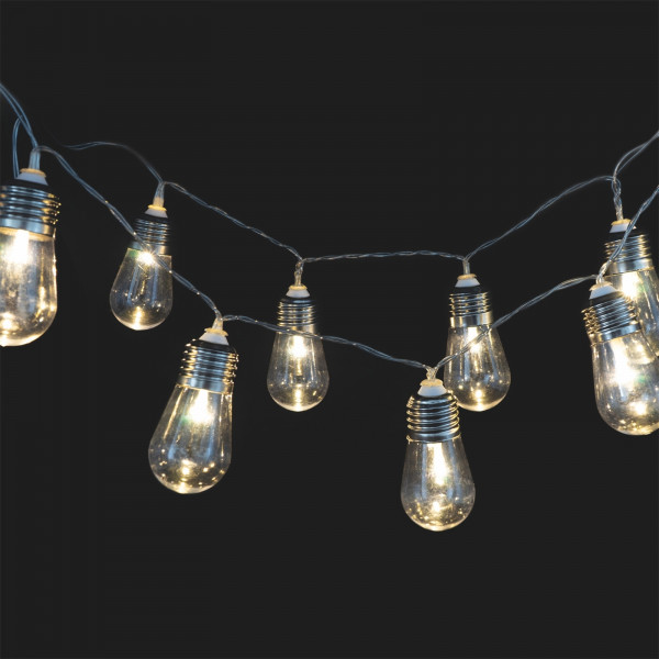 HTI-Living Glühbirne LED Lichterkette, klar