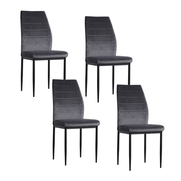 Stuhl Madison Velvet 4er Set