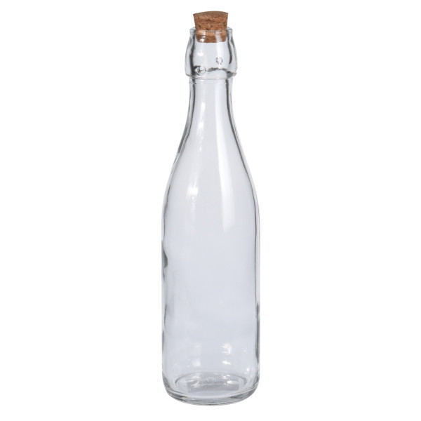 FLASCHE GLAS 500 ML MIT KORKVERSCHLUSS 6 STK IM D