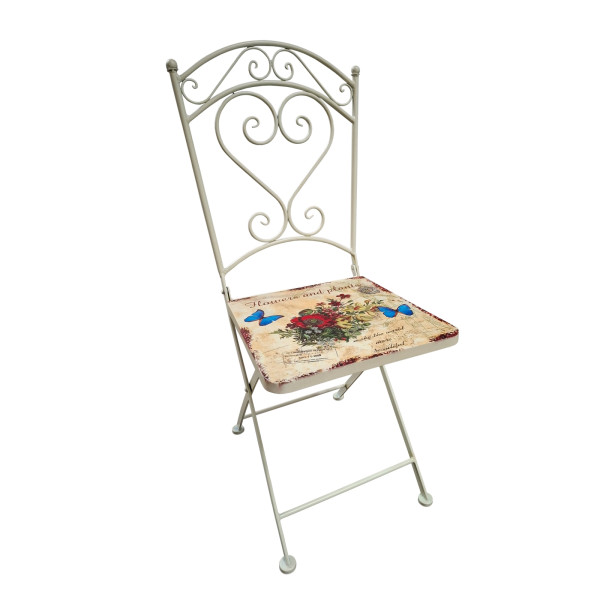 Metallstuhl Flowers and Plants