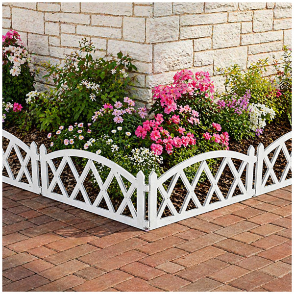 Gartenzaun mit Bögen Nessa 4-teilig