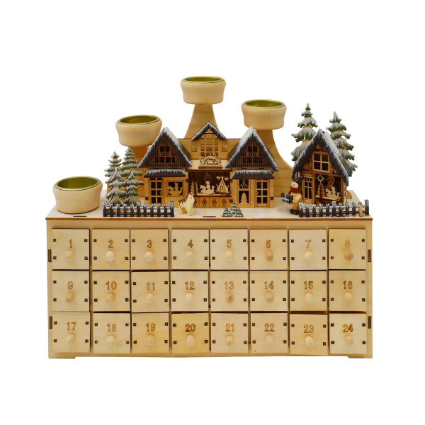 Adventskalender Weihnachtsmarkt zum selbstbefüllen