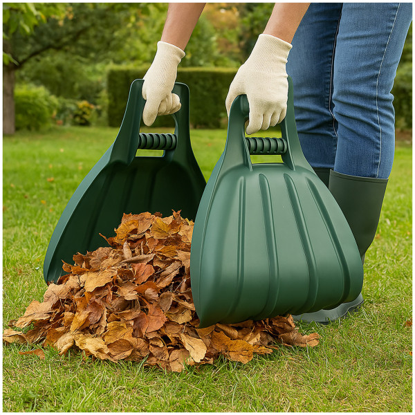 Laubgreifer Nessa, 2teilig, grün