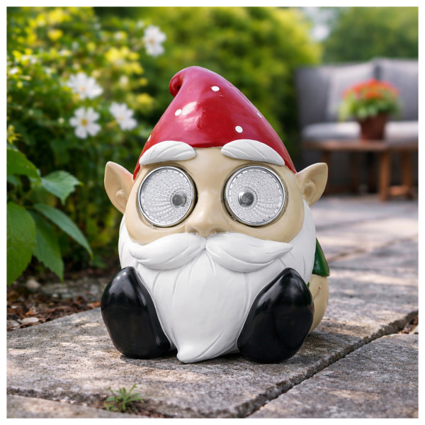 Solar-Gartenfigur Zwerg
