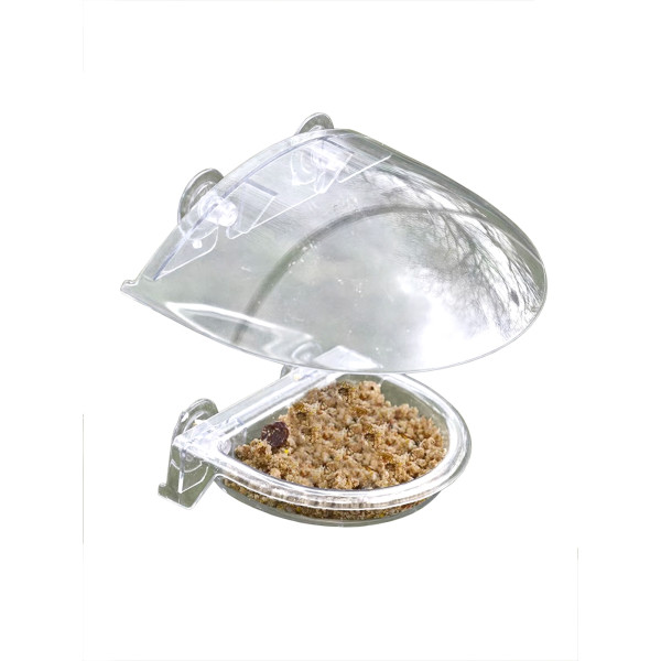 Vogelfutterhaus Nessa, Window, 2teilig, transparen