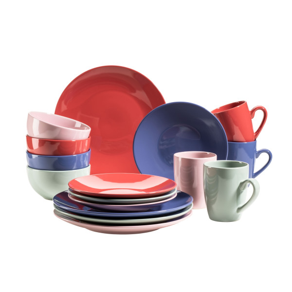 Kombiset 16-tlg. 4 fbg. sort. HUMAN AURA