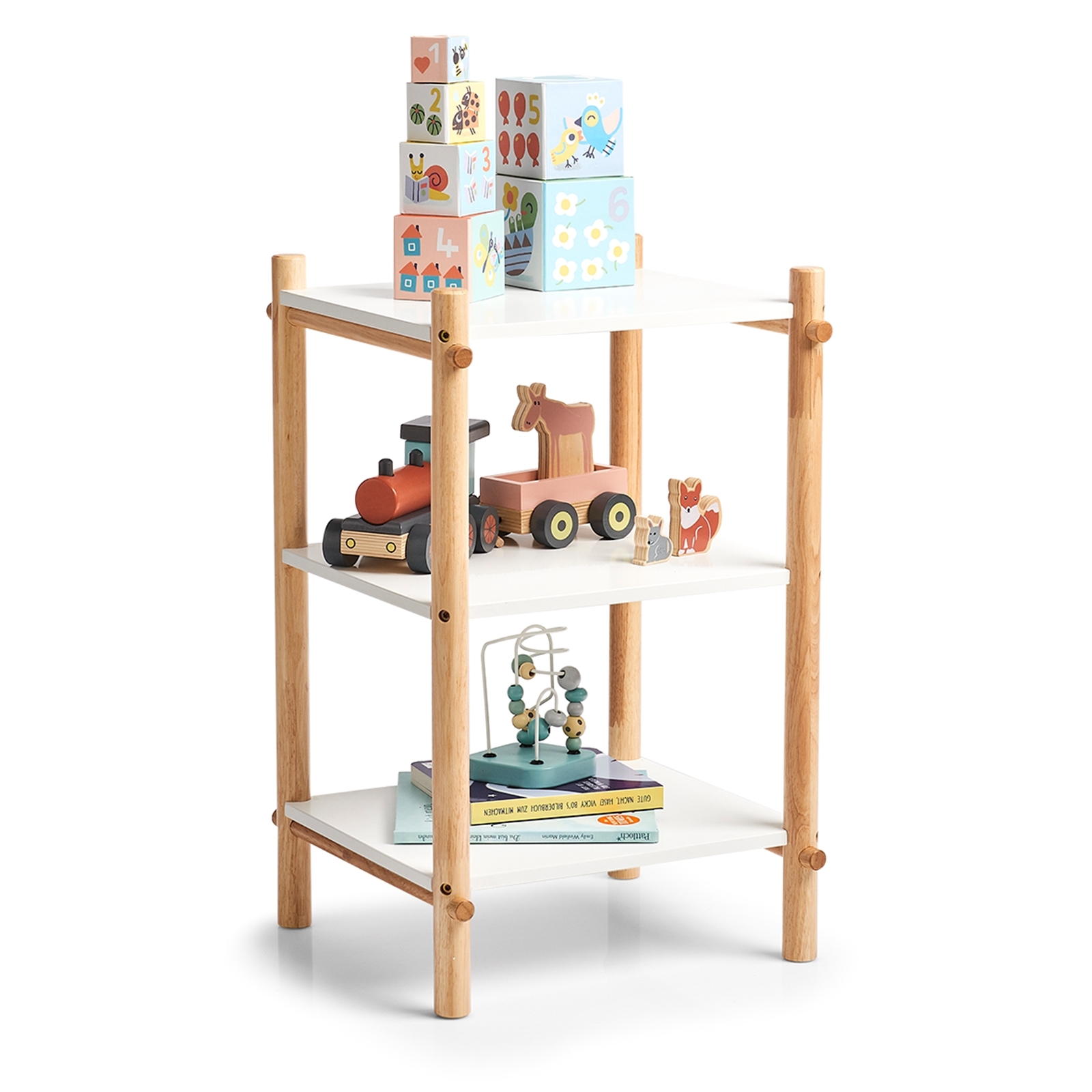 ZELLER Present Scandi 3 | Kinder Möbel Kinder Regal Regale Ebenen Baby Kinderzimmer & | Neuetischkultur | | | Weiß