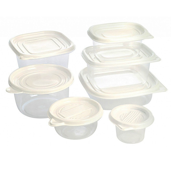 VORRATSDOSEN 34X23X17CM SET 27 TEILIG