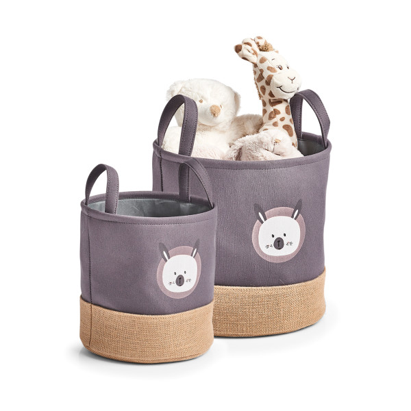 Aufbewahrungskorb "Hase" 2er-Set